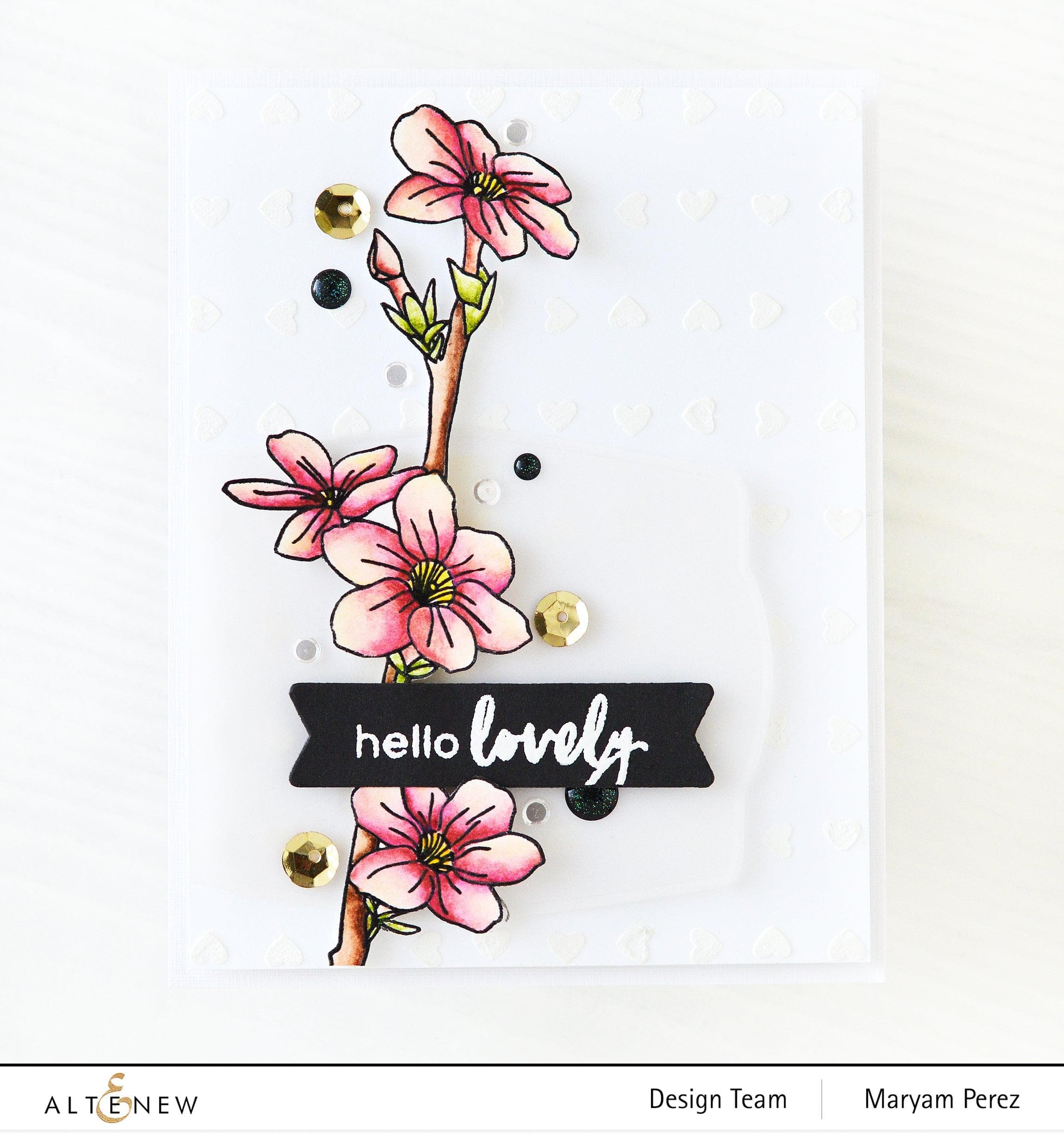 altenew-stencils-just-jasmine-mask-stencil-schablone-6x6-floral image 2