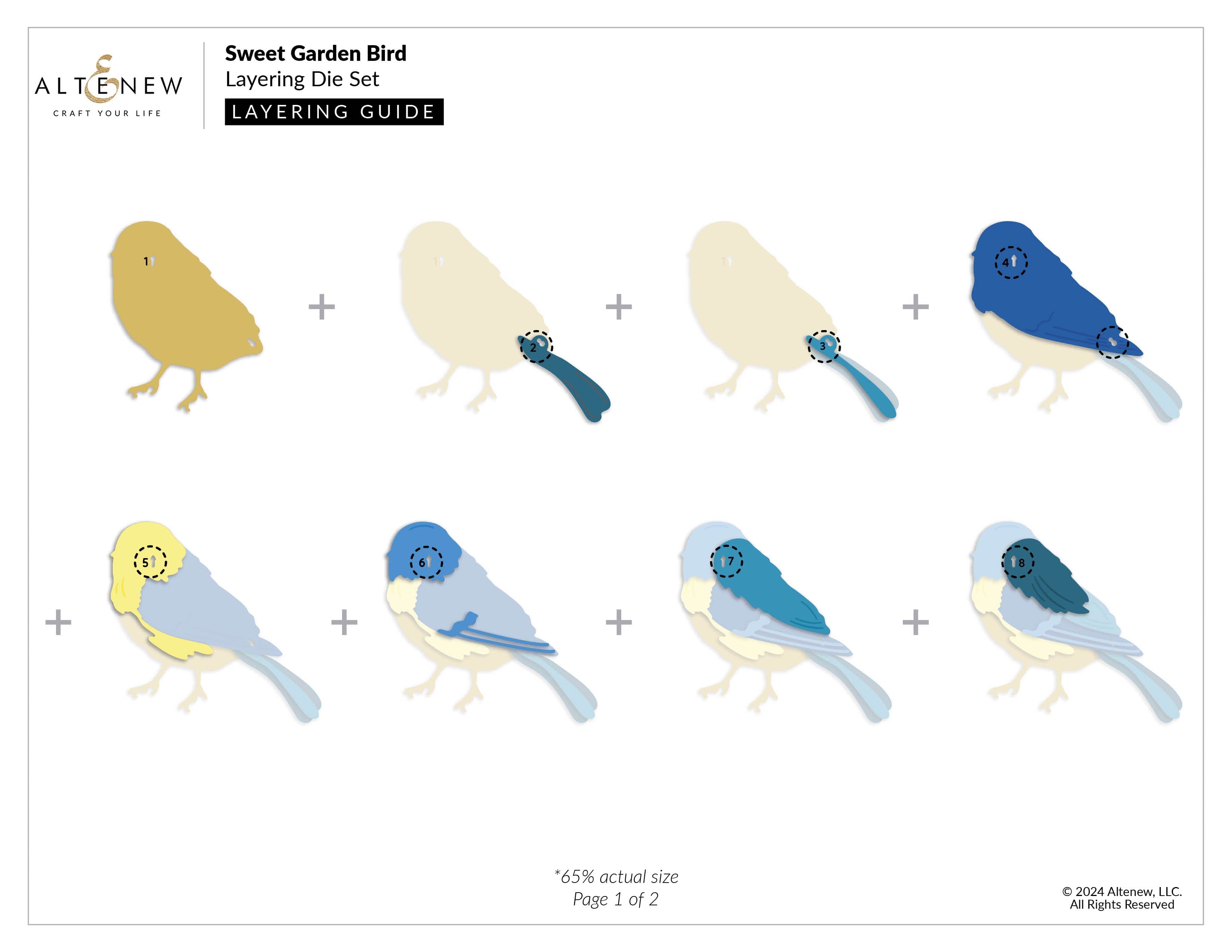 altenew-sweet-garden-bird-stanzschablonen-set-vogel-blaumeise image 3