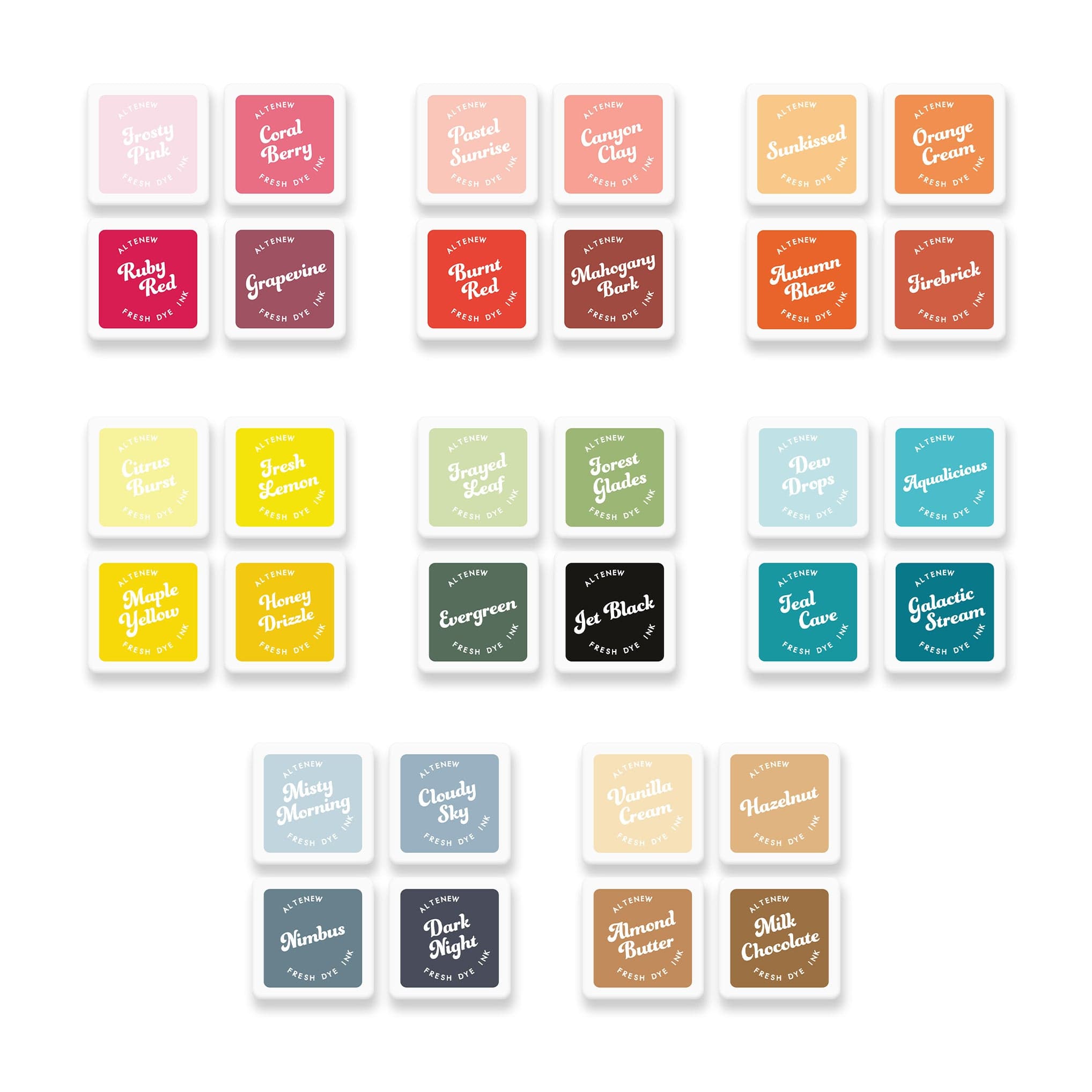 altenew-secret-garden-fresh-dye-ink-stempelkissen-32-farben image 2