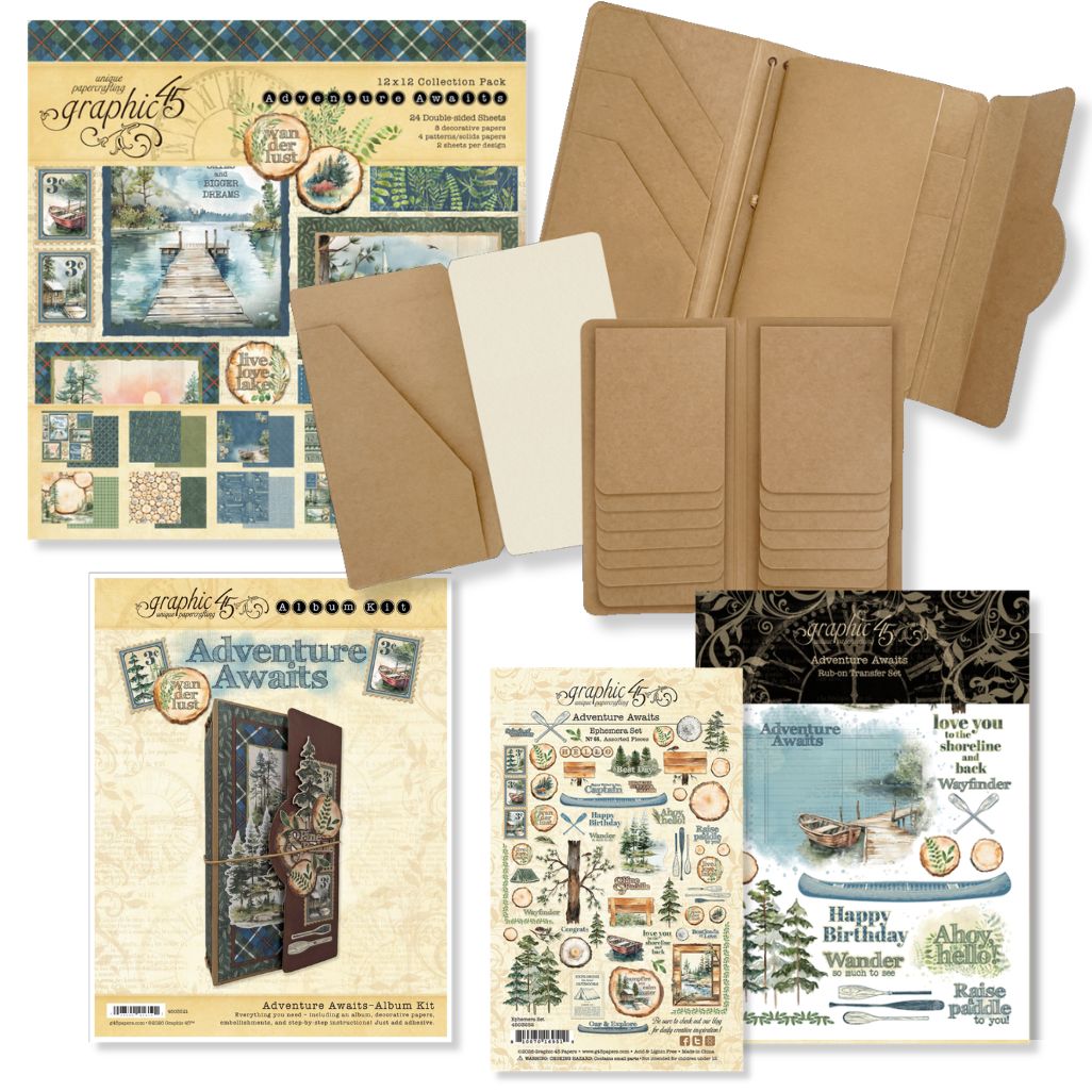 graphic-45-kit-trio-abo-set-album-karten-keepsake image 8