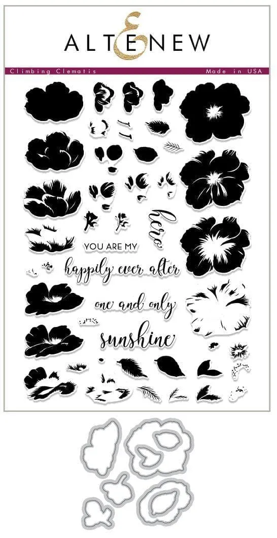 altenew-climbing-clematis-stempelset-complete-bundle-blumen-6x8 image 1