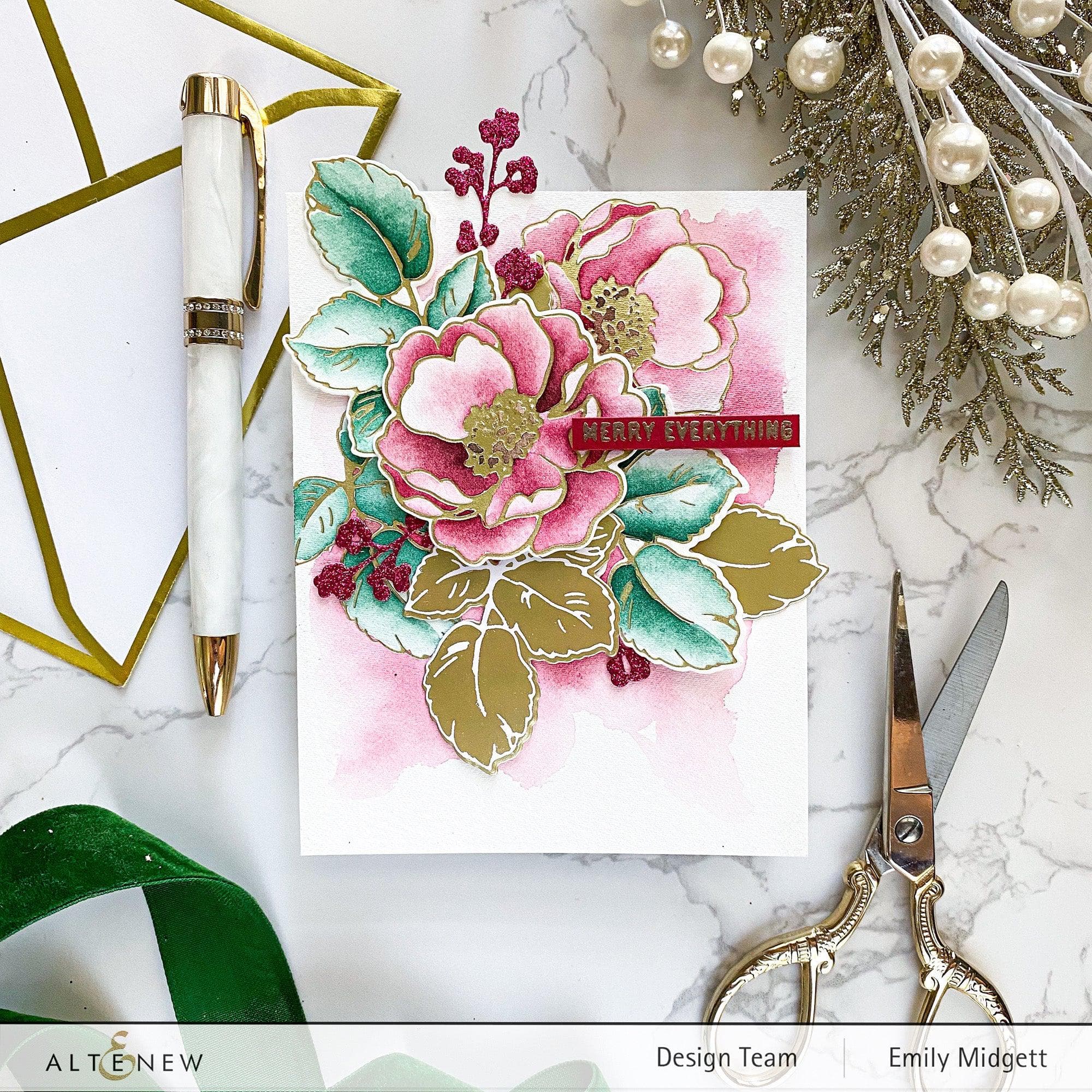 altenew-wild-rose-hot-foil-plate-set-folienplatte-2-teilig image 2
