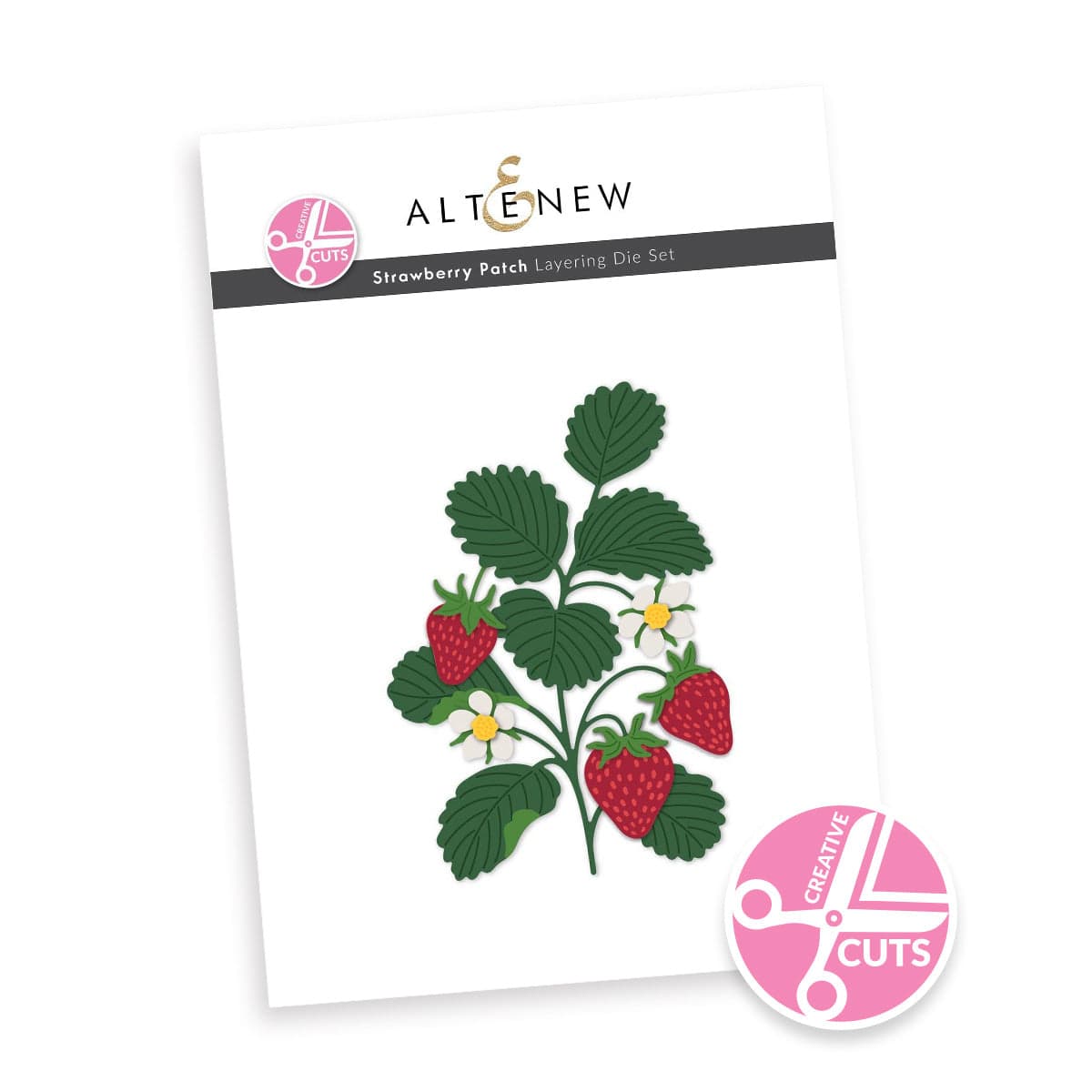 altenew-strawberry-patch-layering-stanzschablonen-erdbeere image 1