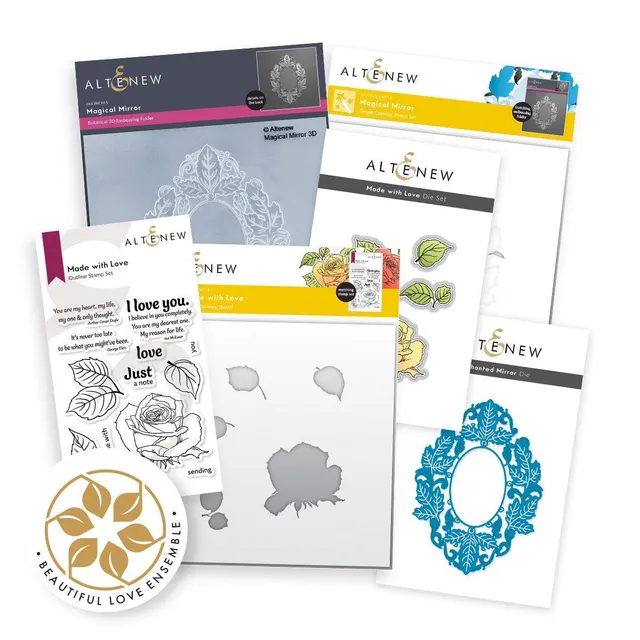 altenew-beautiful-love-ensemble-stempelset-rosen-spiegel-bundle image 1