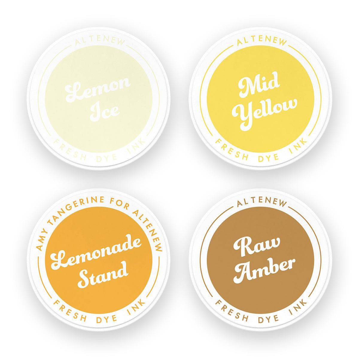 altenew-citrus-punch-fresh-dye-ink-stempelkissen-complete-bundle-gelb image 1