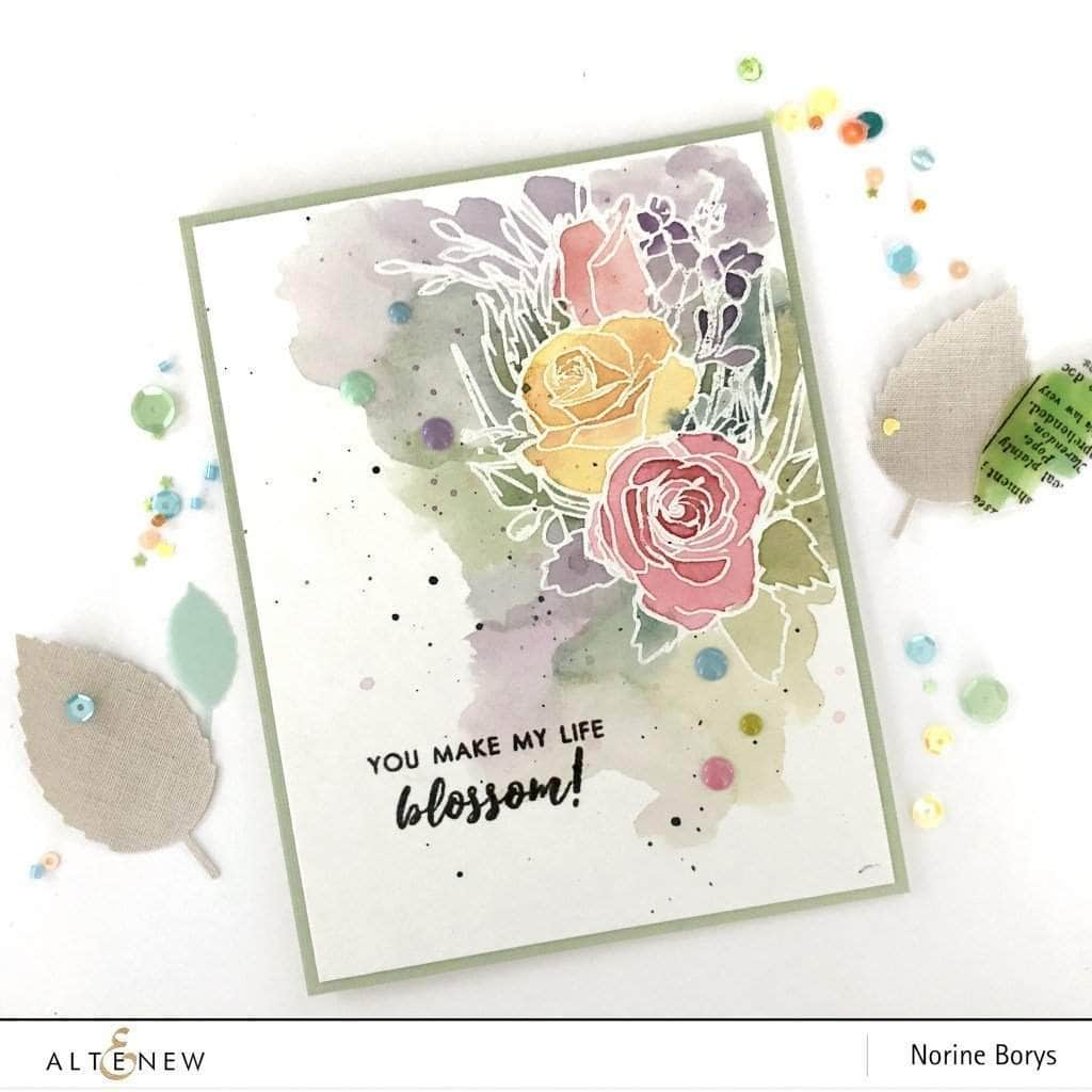 altenew-forever-and-always-stempelset-rosen-6x8 image 2