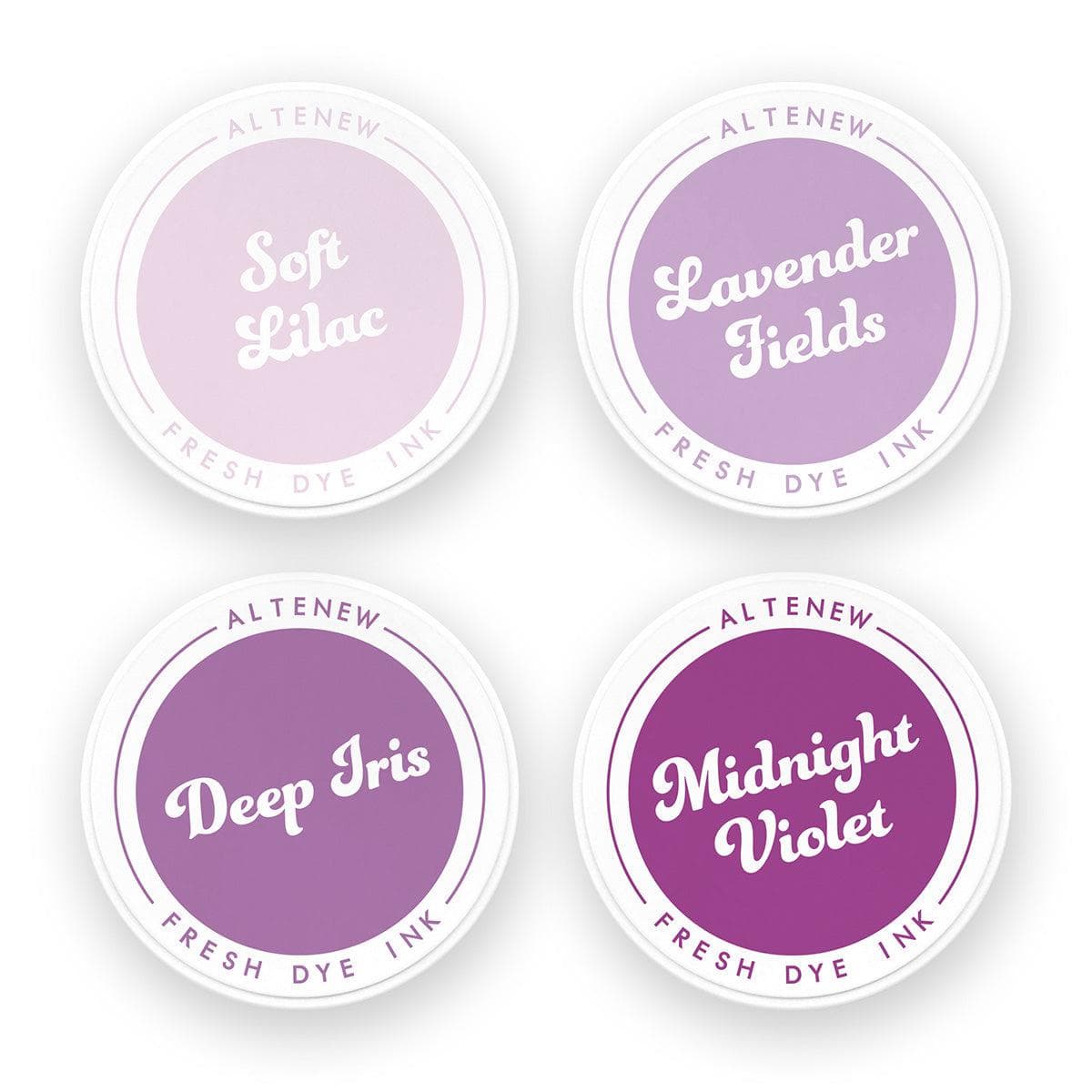 altenew-shades-of-purple-fresh-dye-ink-stempelkissen-4er image 1