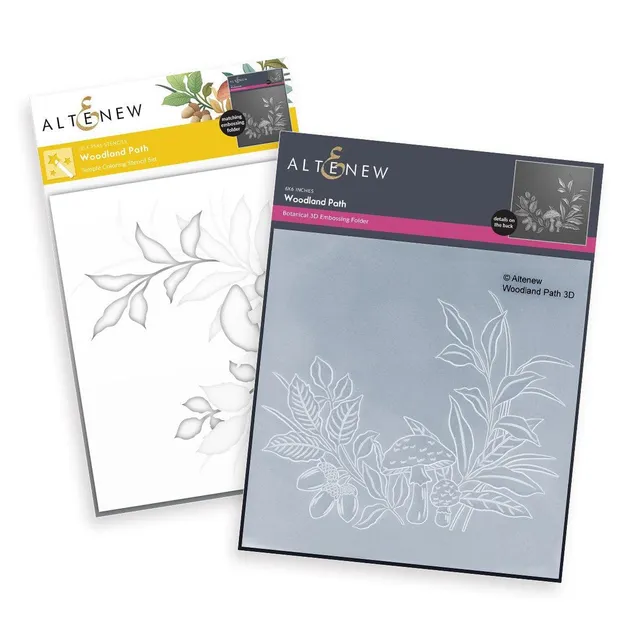 altenew-woodland-path-pr-gefolder-stencil-bundle-wald-6x6 image 1