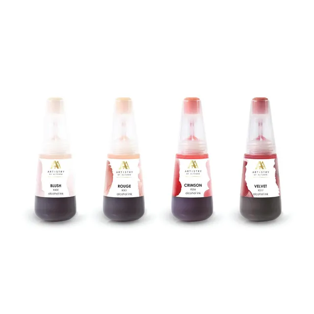 altenew-red-sunset-alcohol-ink-bundle-rot-4x30ml-marker-refill image 1