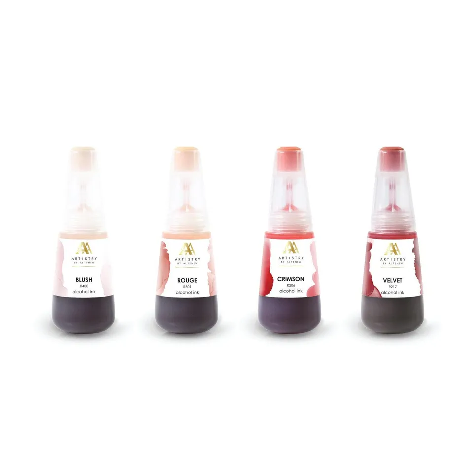 altenew-red-sunset-alcohol-ink-bundle-rot-4x30ml-marker-refill image 1