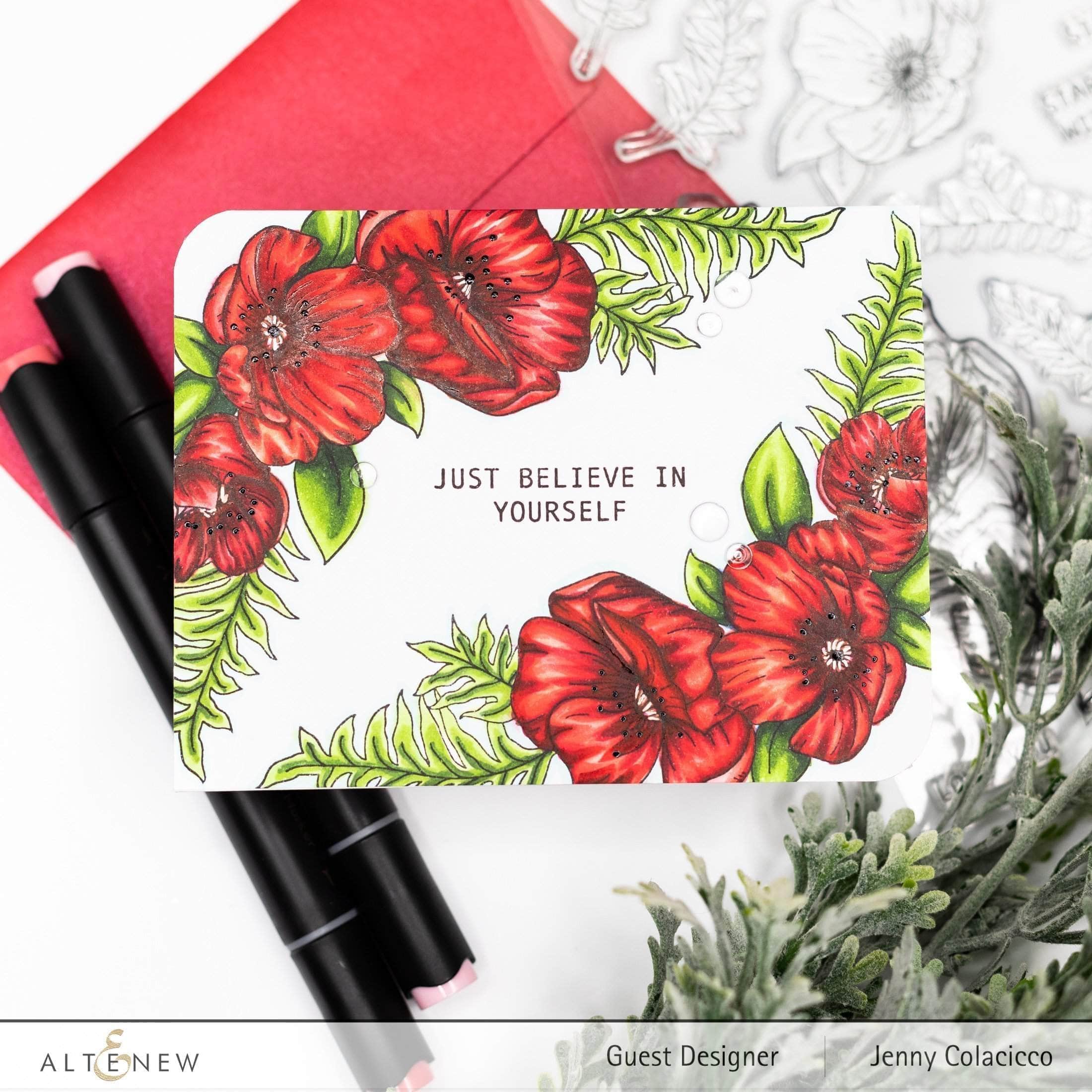 altenew-dies-poppy-arrangement-stanzschablonen-9-teilig image 3