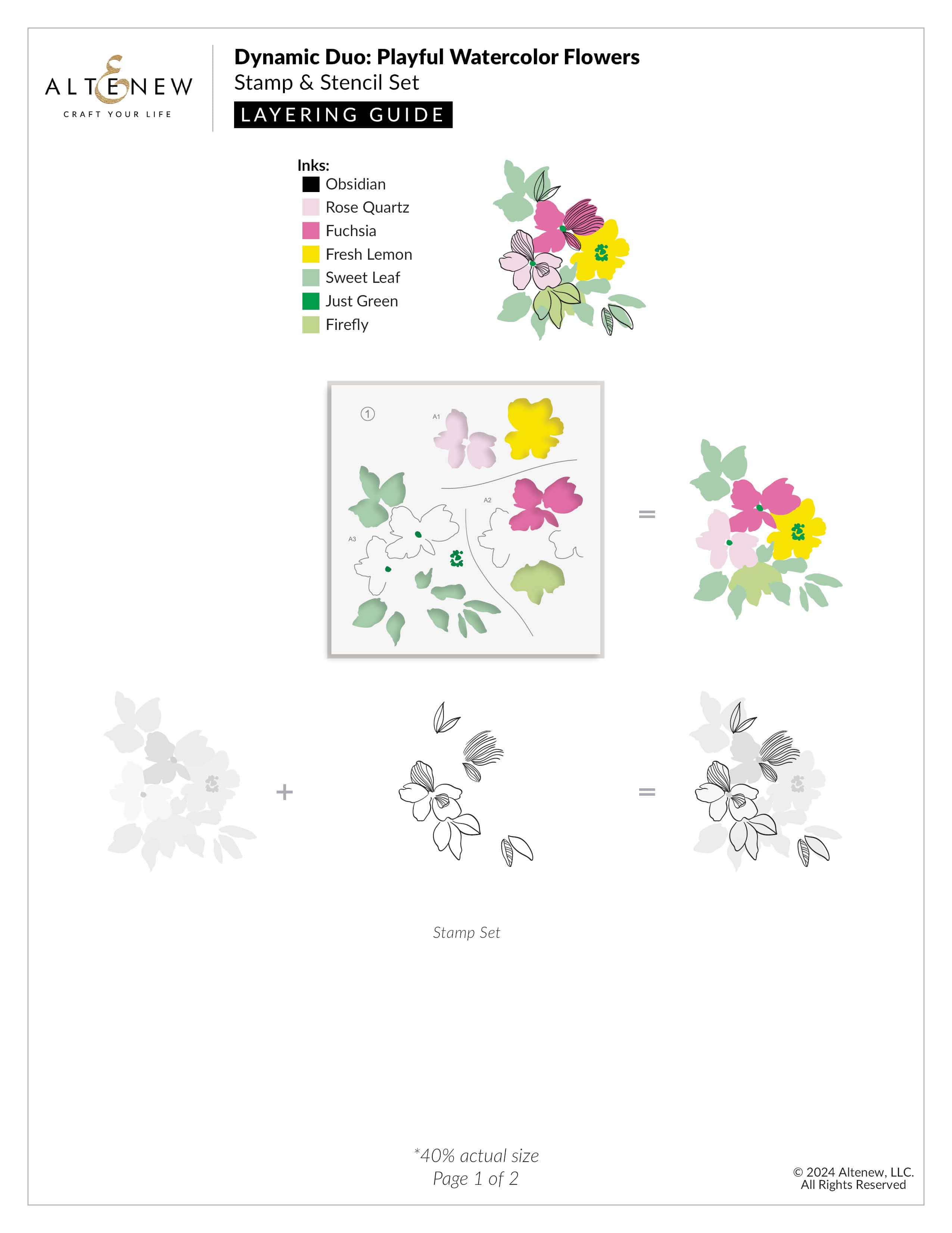 altenew-dynamic-duo-playful-watercolor-flowers-stempel-schablone image 3