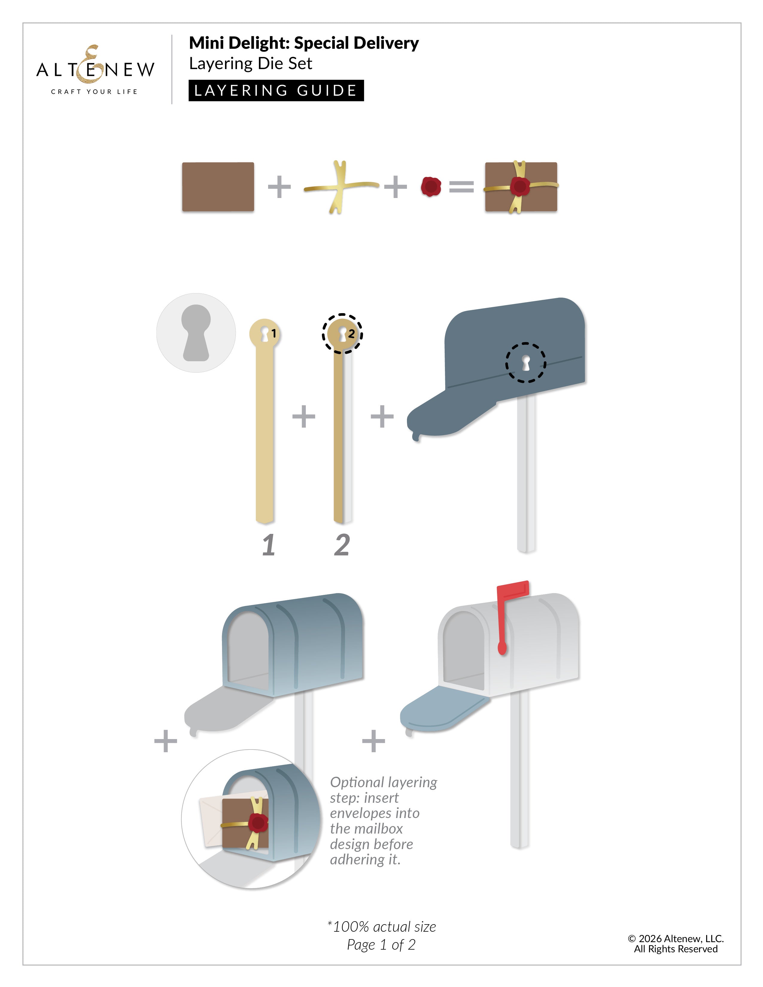 altenew-mini-delight-special-delivery-stempel-stanzen-set image 3