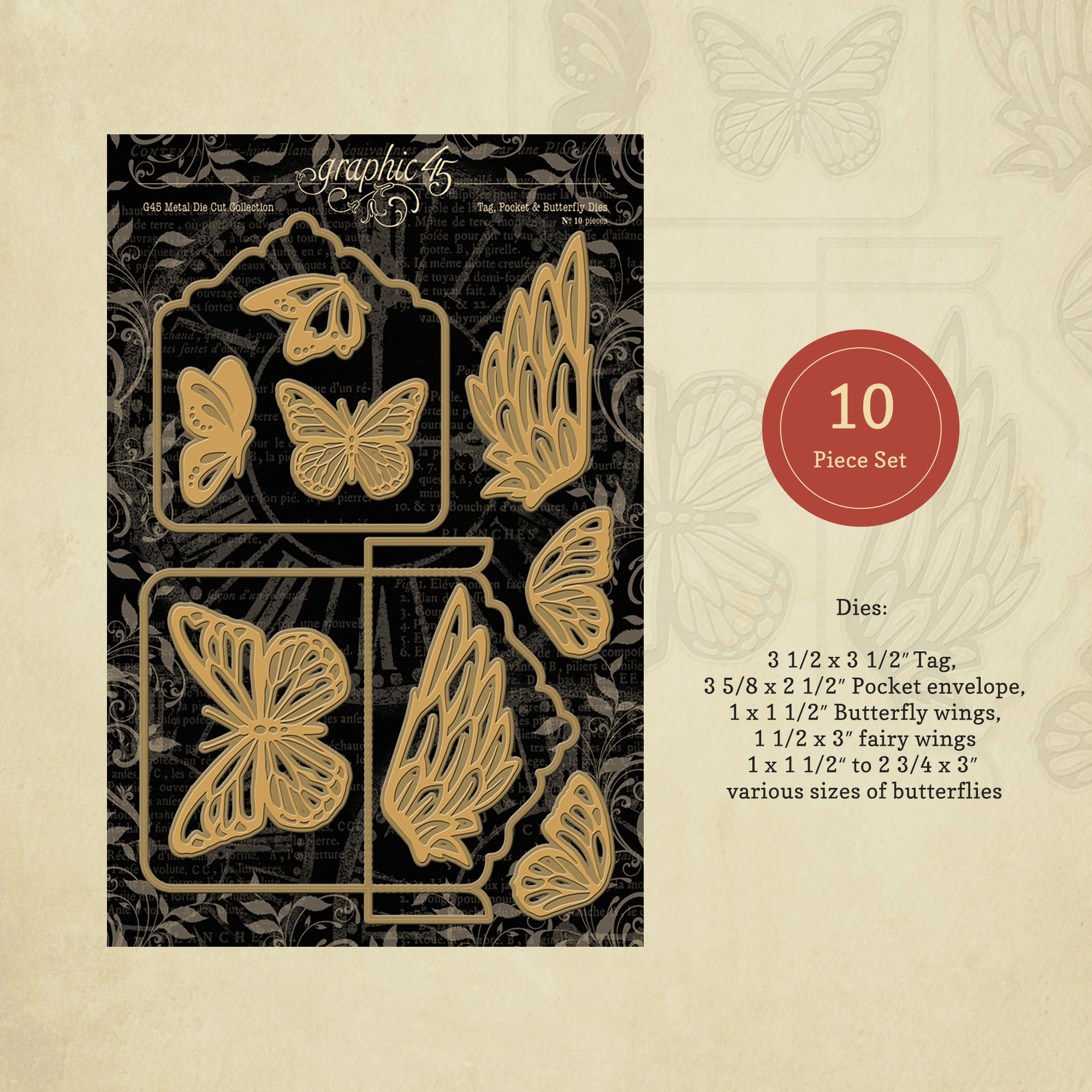 graphic-45-staples-tag-pocket-butterfly-stanzen-10tlg image 2