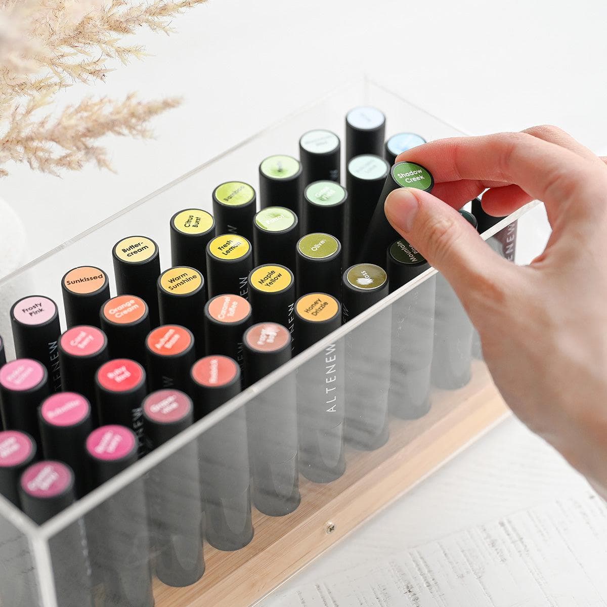 altenew-crafter-s-showcase-mini-blending-brush-aufbewahrung-bambus image 2