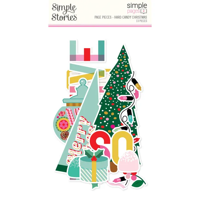 simple-stories-simple-pages-hard-candy-christmas-die-cuts-13-teile image 1
