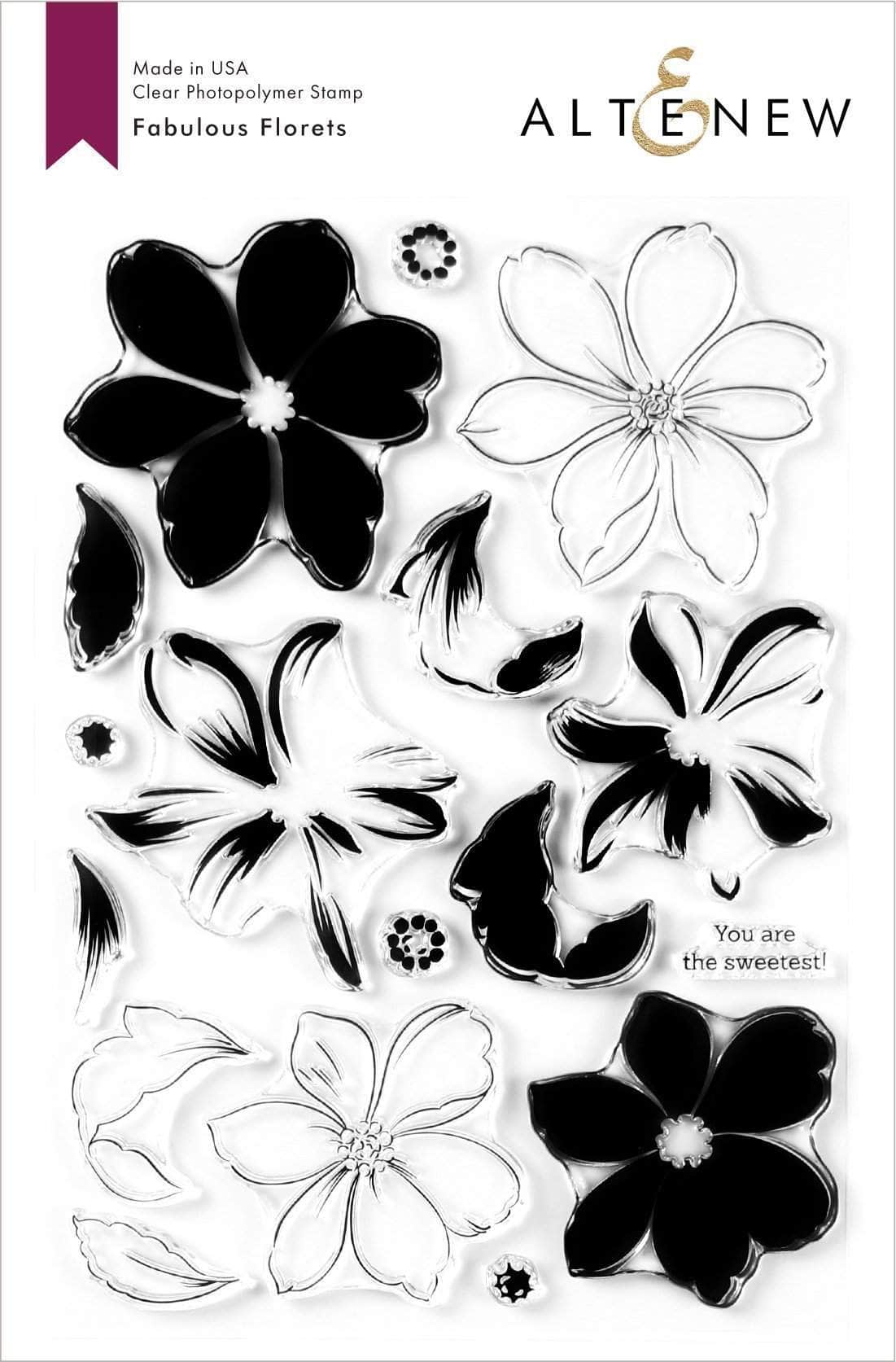 altenew-fabulous-florets-stempelset-blumen-6x8 image 1