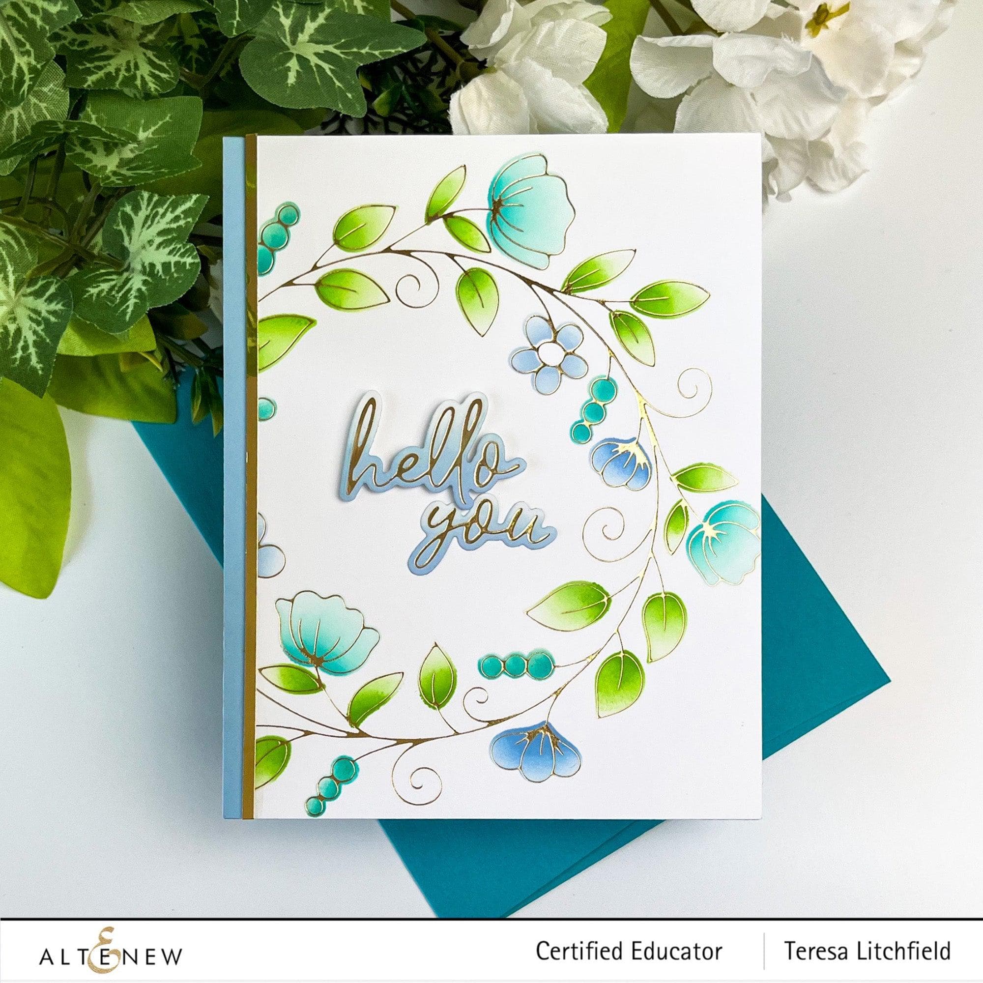 altenew-foil-plates-flower-wreath-hot-foil-plate-5-1x5-5 image 7