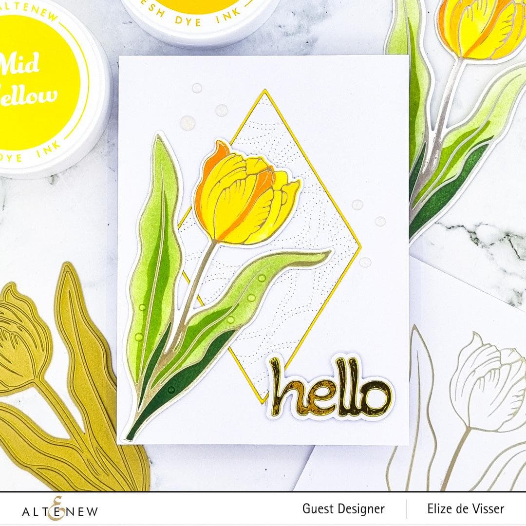 altenew-spark-joy-blushing-tulip-stanzschablone-tulpe image 2