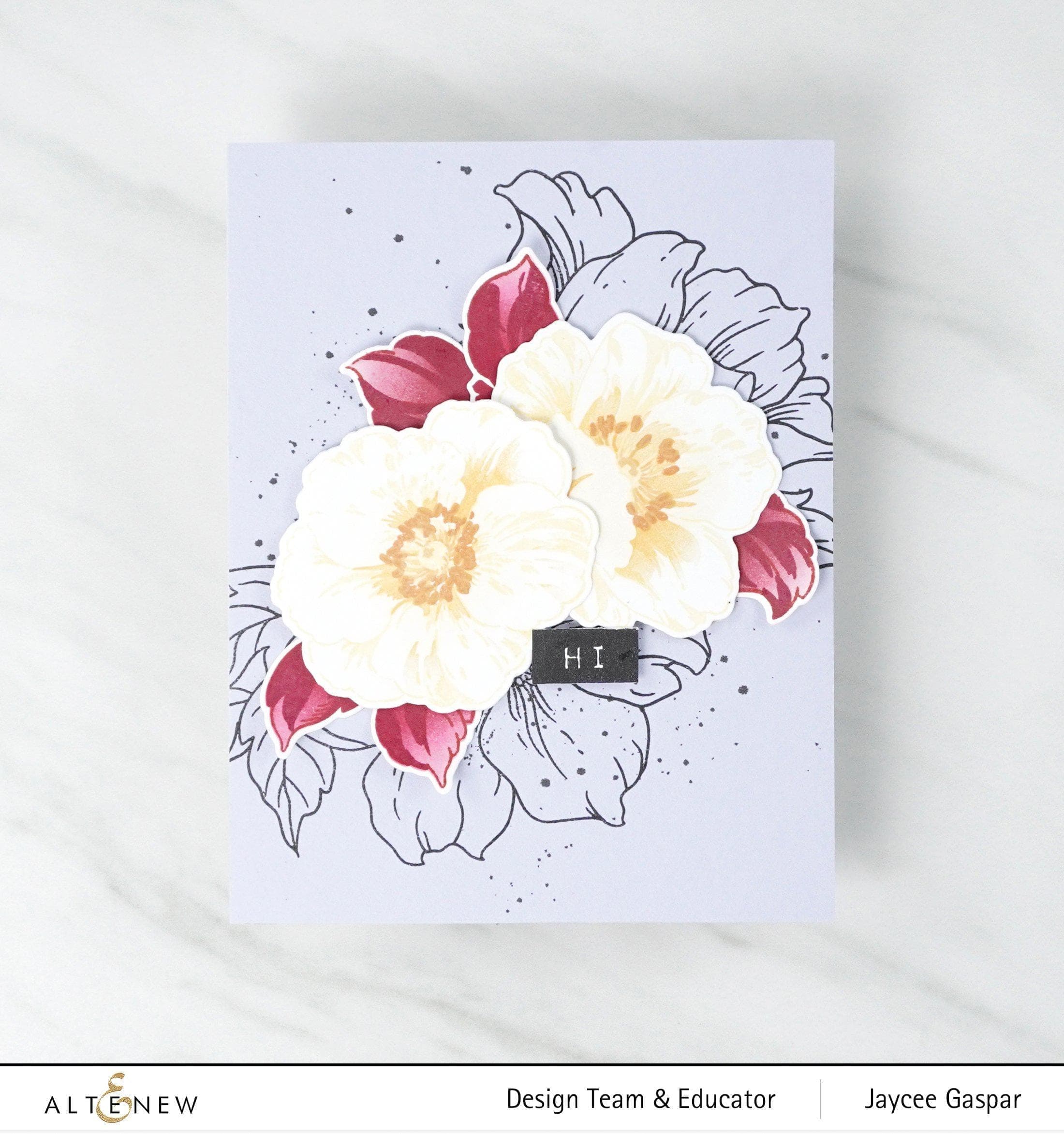 altenew-queen-anemone-schablone-blumen-coloring image 2