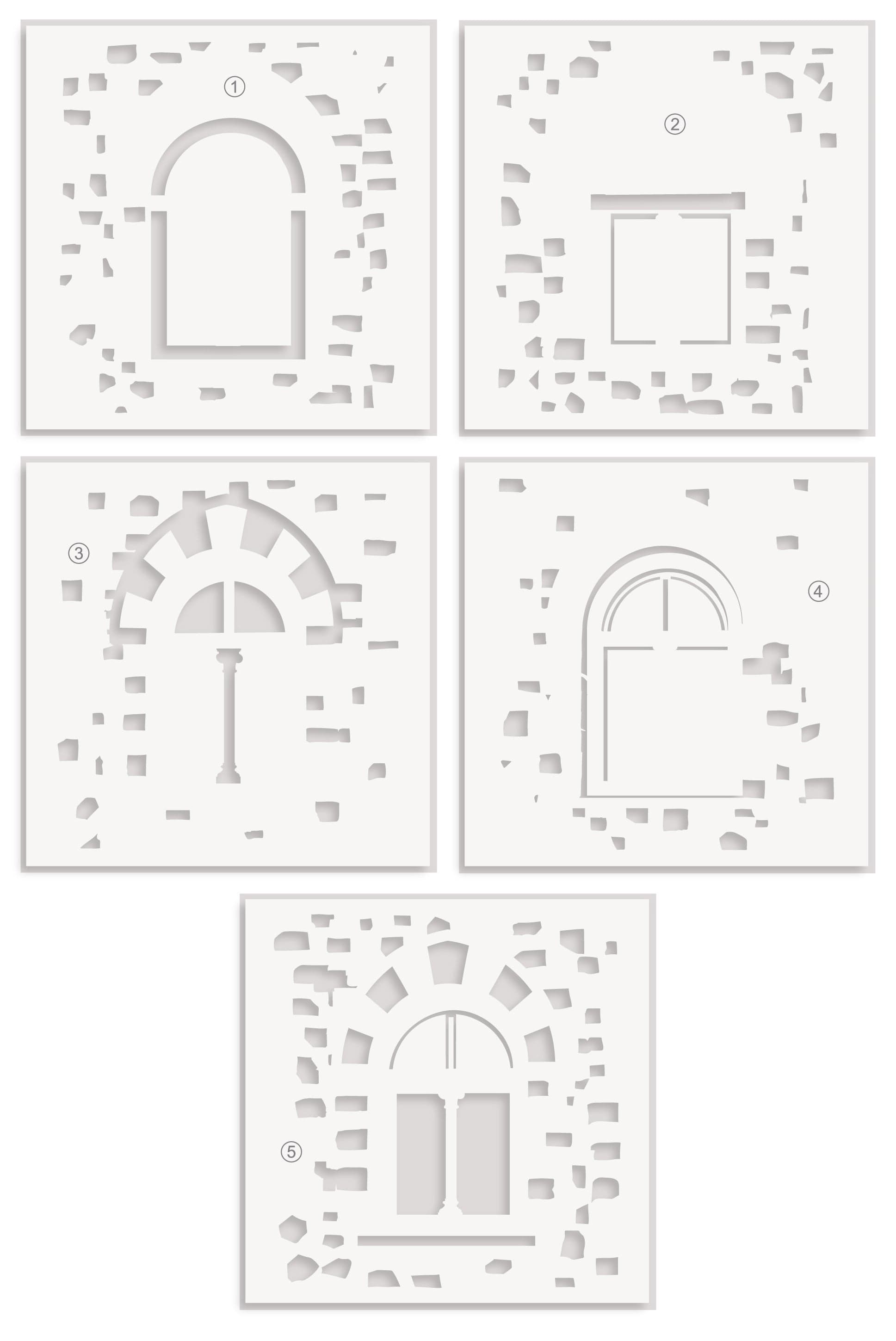 altenew-enchanted-castle-window-schablone-5in1 image 6