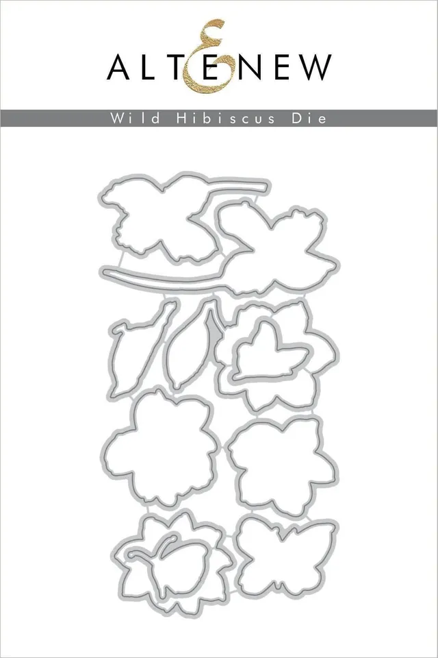 altenew-wild-hibiscus-die-set-stanzen-hibiskus-10-teilig image 1