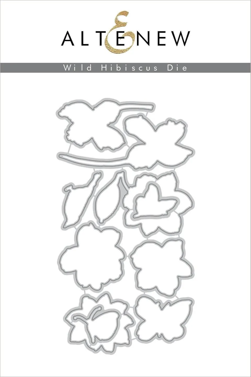 altenew-wild-hibiscus-die-set-stanzen-hibiskus-10-teilig image 1