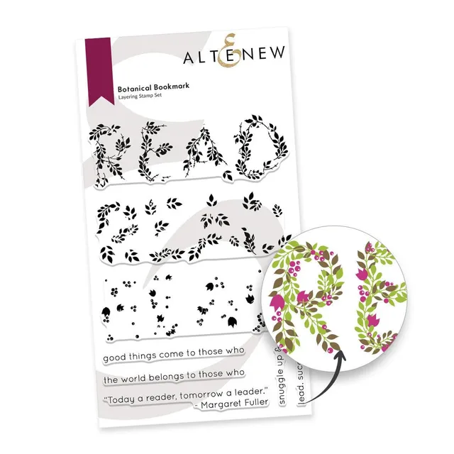altenew-botanical-bookmark-stempelset-floral-4x6-zoll image 1