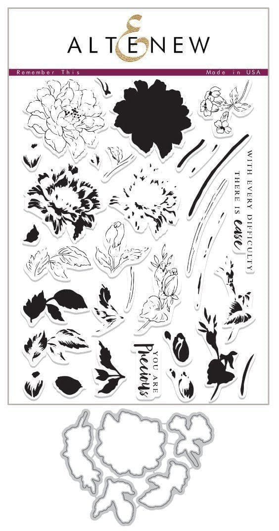 altenew-remember-this-stempelset-blumen-clear-6x8 image 1