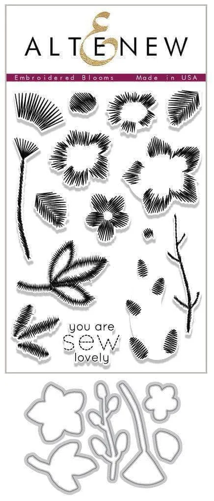 altenew-embroidered-blooms-stempel-stanzen-stickerei image 1
