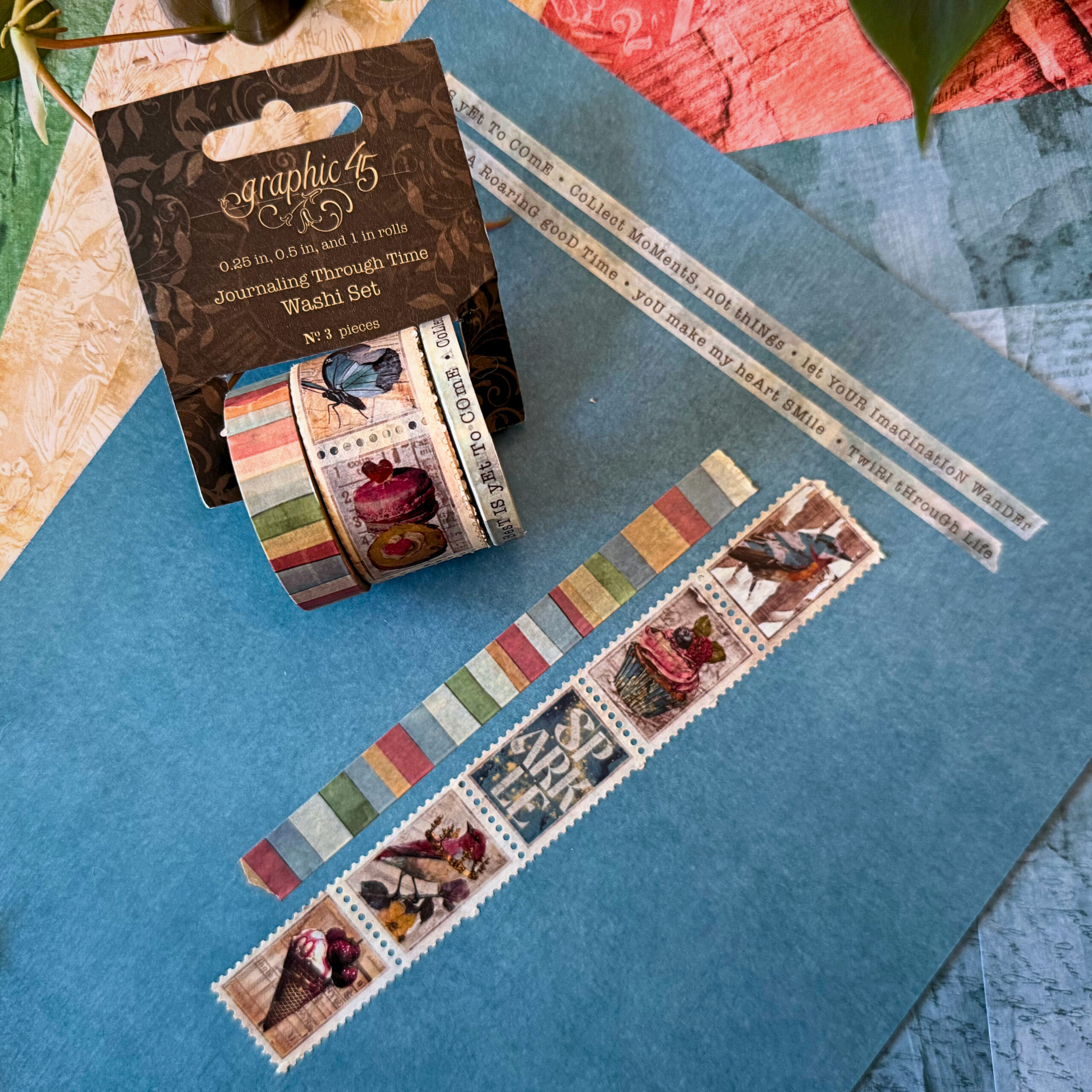 graphic-45-journaling-through-time-washi-tape-3-rollen image 3