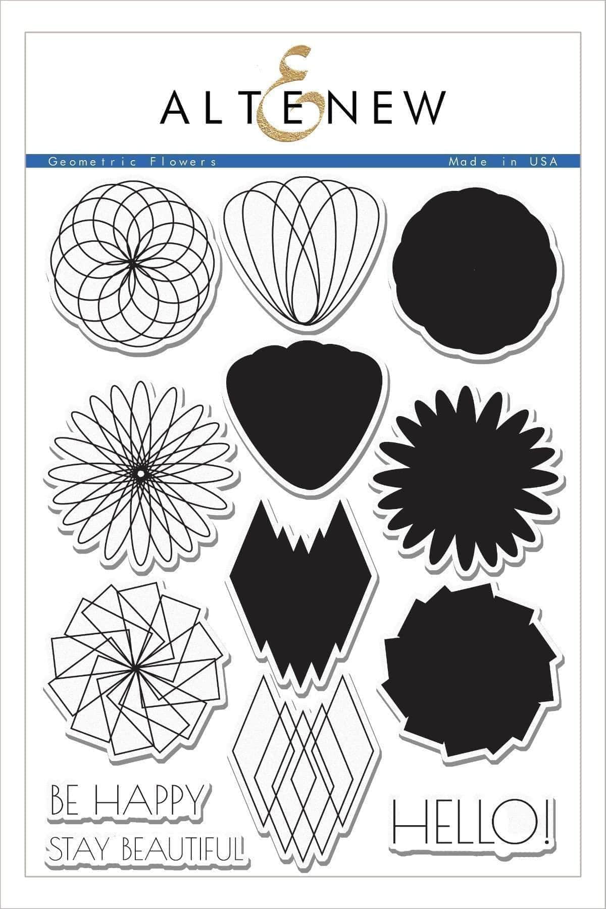 altenew-geometric-flowers-stempelset-mit-stanzen-blumen image 7