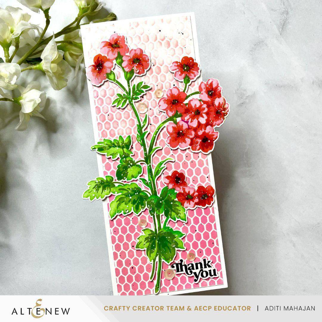 altenew-painted-geraniums-stencil-art-schablone-6-in-1 image 6
