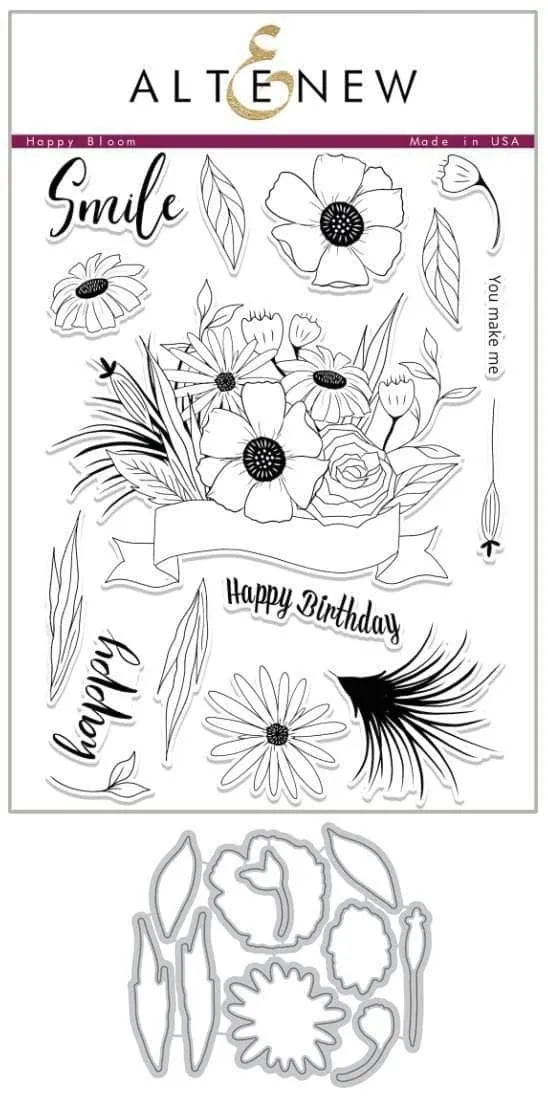 altenew-happy-bloom-bundle-stempelset-stanzen-blumen image 1
