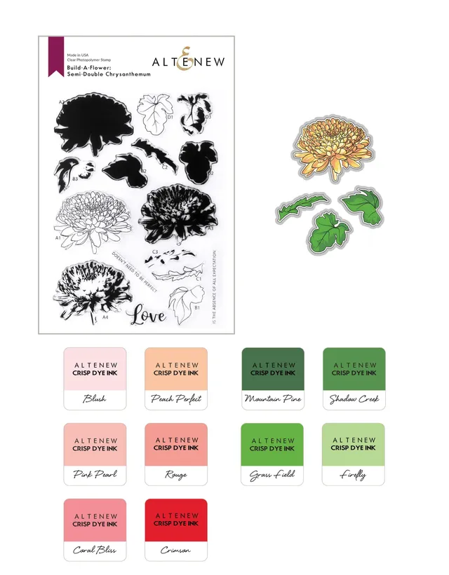 altenew-build-a-flower-chrysantheme-stempel-stanzen-ink-bundle image 1