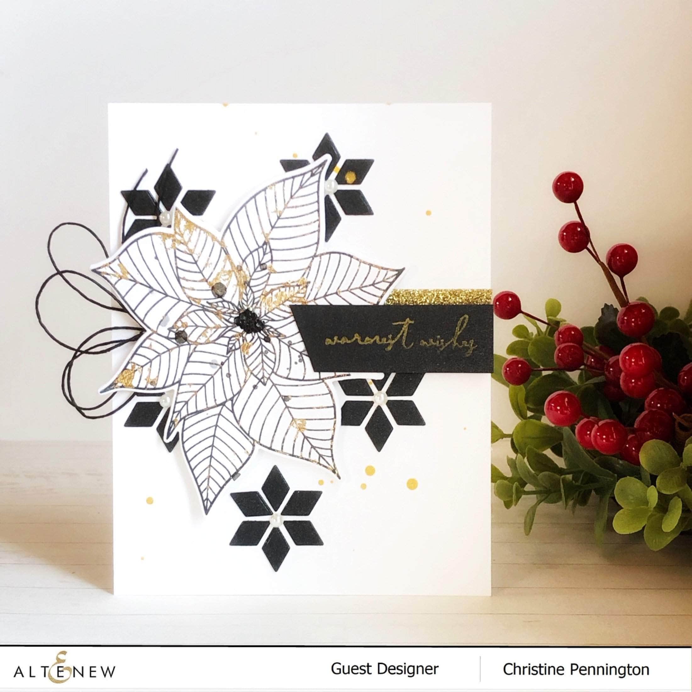 altenew-modern-poinsettia-stempelset-weihnachten-7-stk image 3