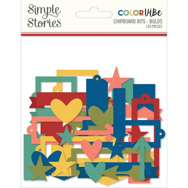 simple-stories-color-vibe-chipboard-bits-bolds-120-teile image 1