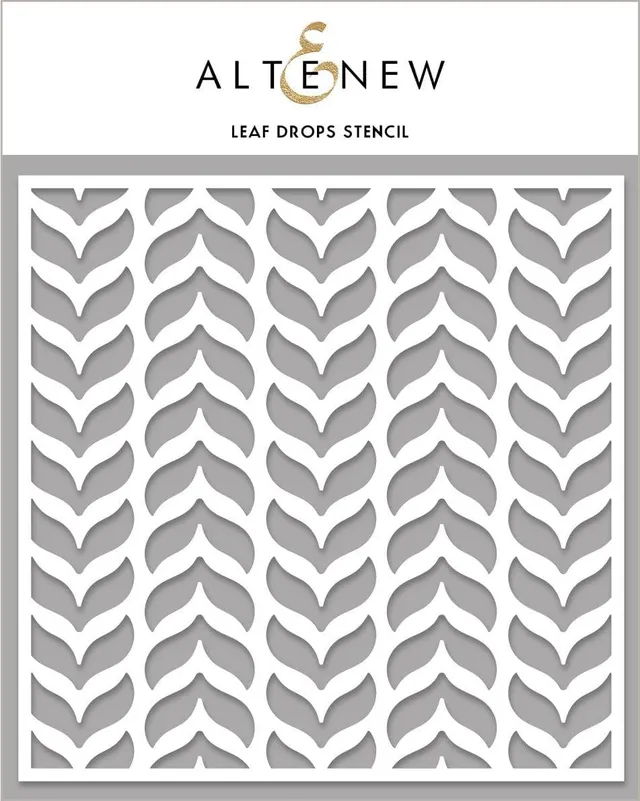 altenew-leaf-drops-schablone-6x6-zoll-bl-tter-hintergrund image 1