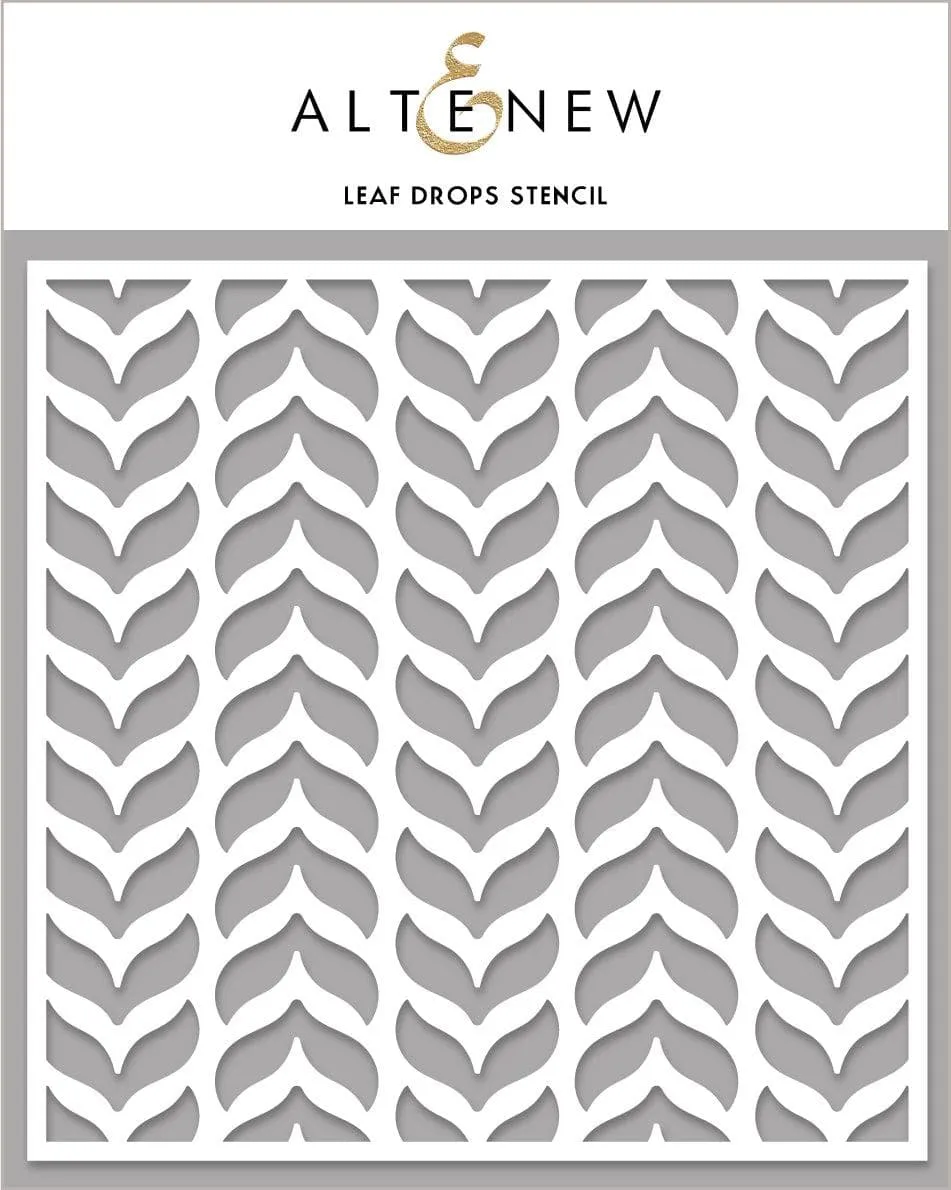 altenew-leaf-drops-schablone-6x6-zoll-bl-tter-hintergrund image 1