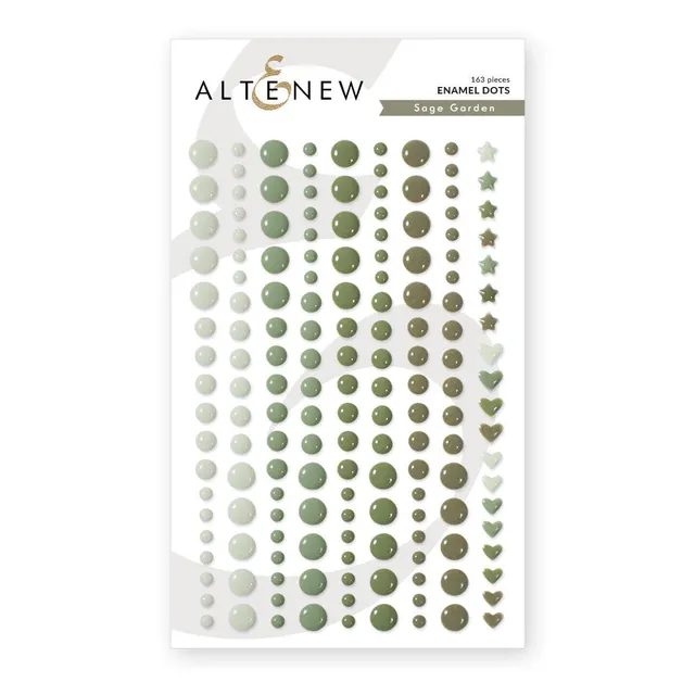 altenew-sage-garden-enamel-dots-emaille-sticker-gr-n-163-st-ck image 1