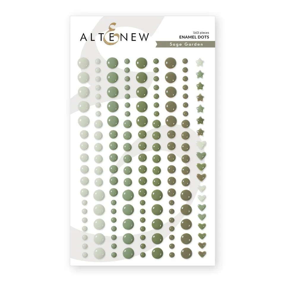 altenew-sage-garden-enamel-dots-emaille-sticker-gr-n-163-st-ck image 1