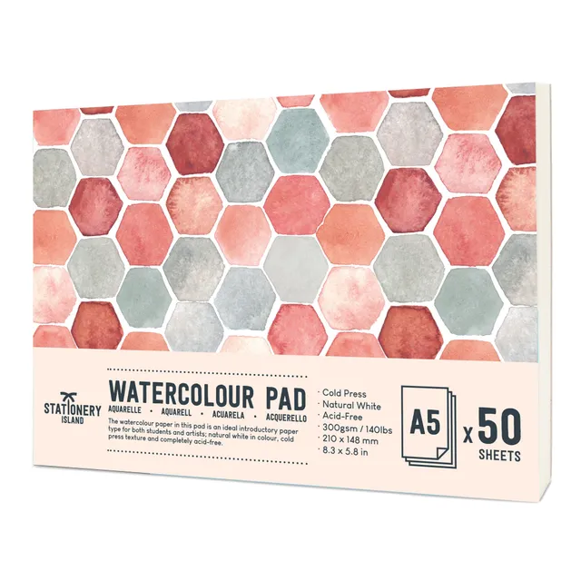 stationery-island-sketchbooks-aquarellpapier-a4-30-blatt-300gsm image 1