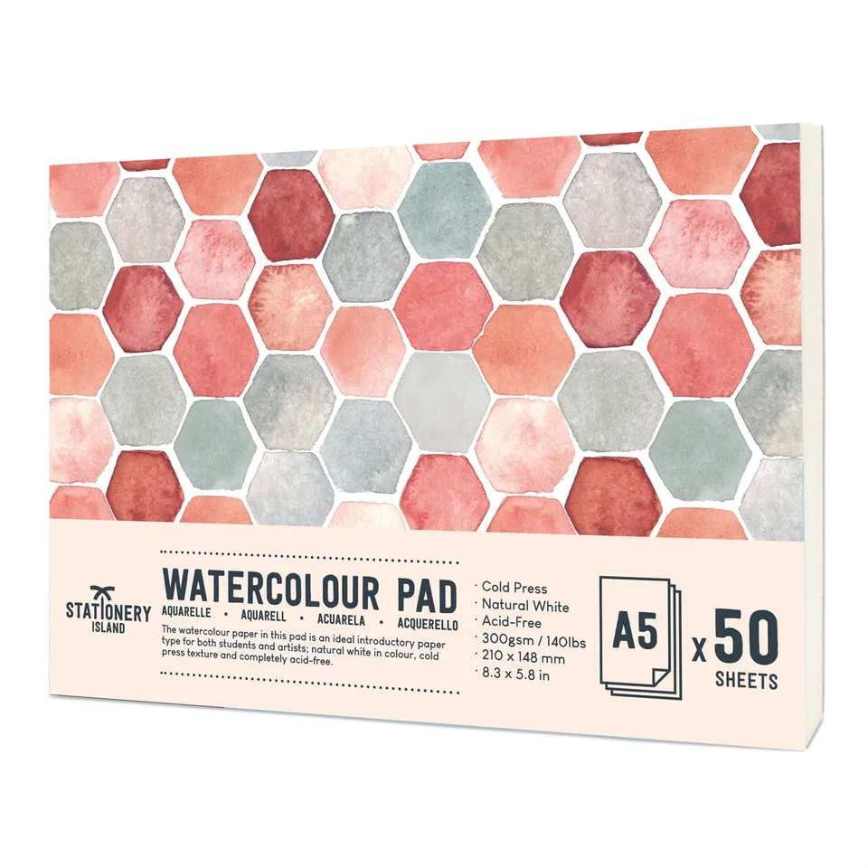 stationery-island-sketchbooks-aquarellpapier-a4-30-blatt-300gsm image 1