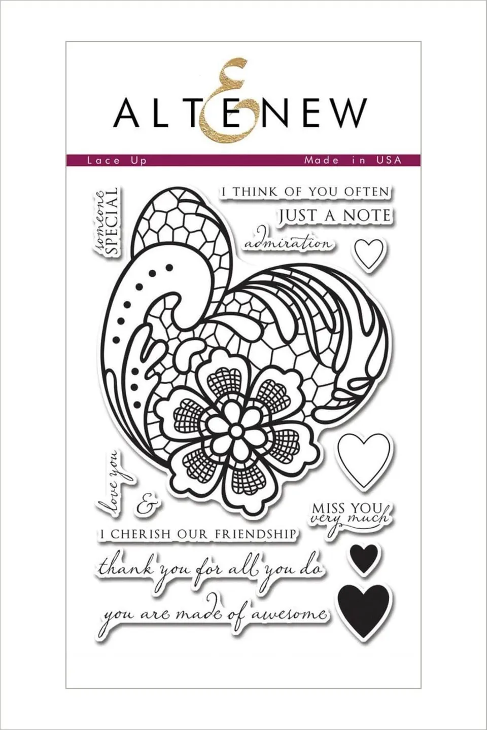 altenew-lace-up-stempelset-spitze-herzen-4x6-blumen image 1
