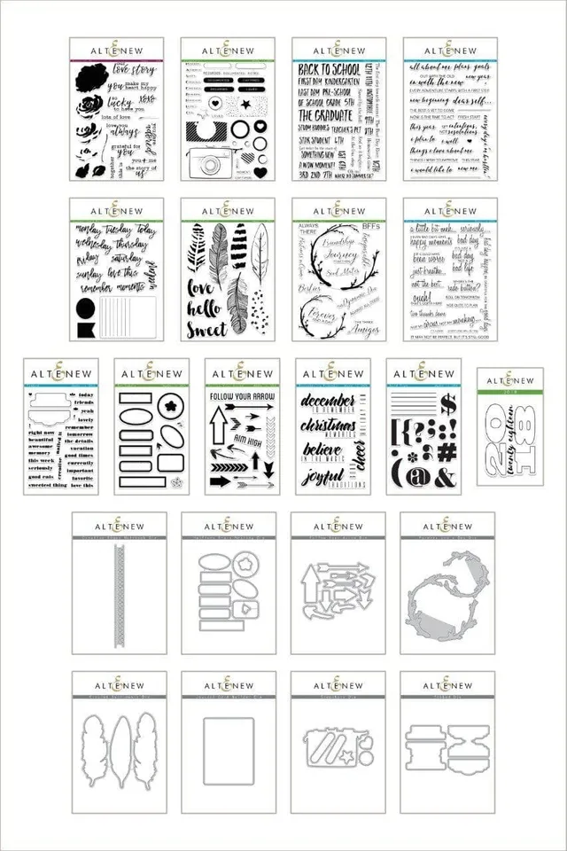 altenew-snapshots-of-our-story-stempel-stanzen-bundle image 1