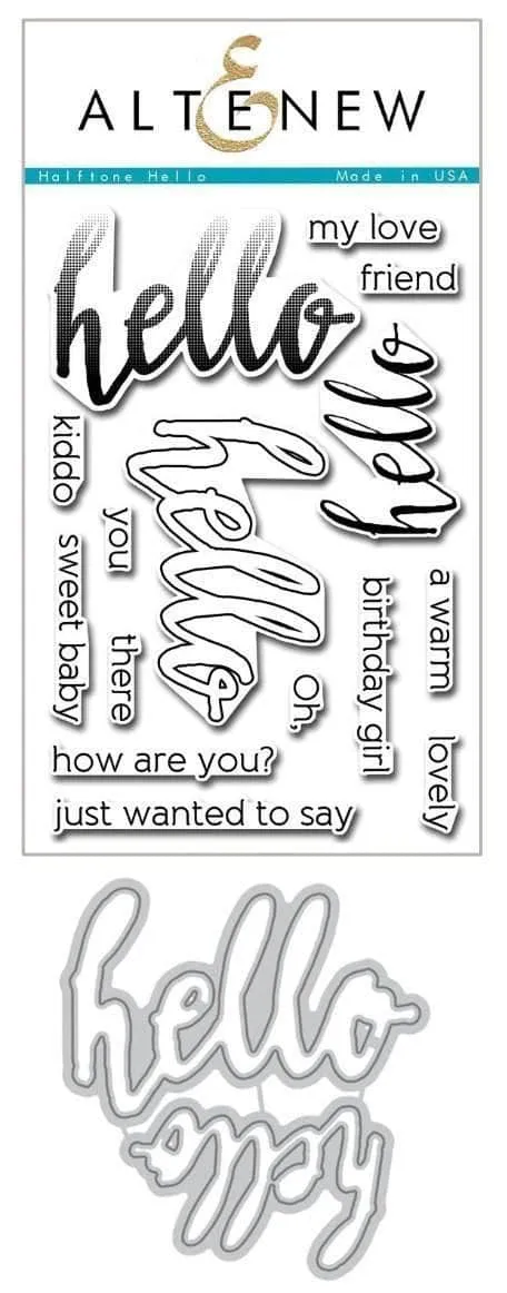 altenew-halftone-hello-stempel-stanze-bundle-4x6-gr-e image 1