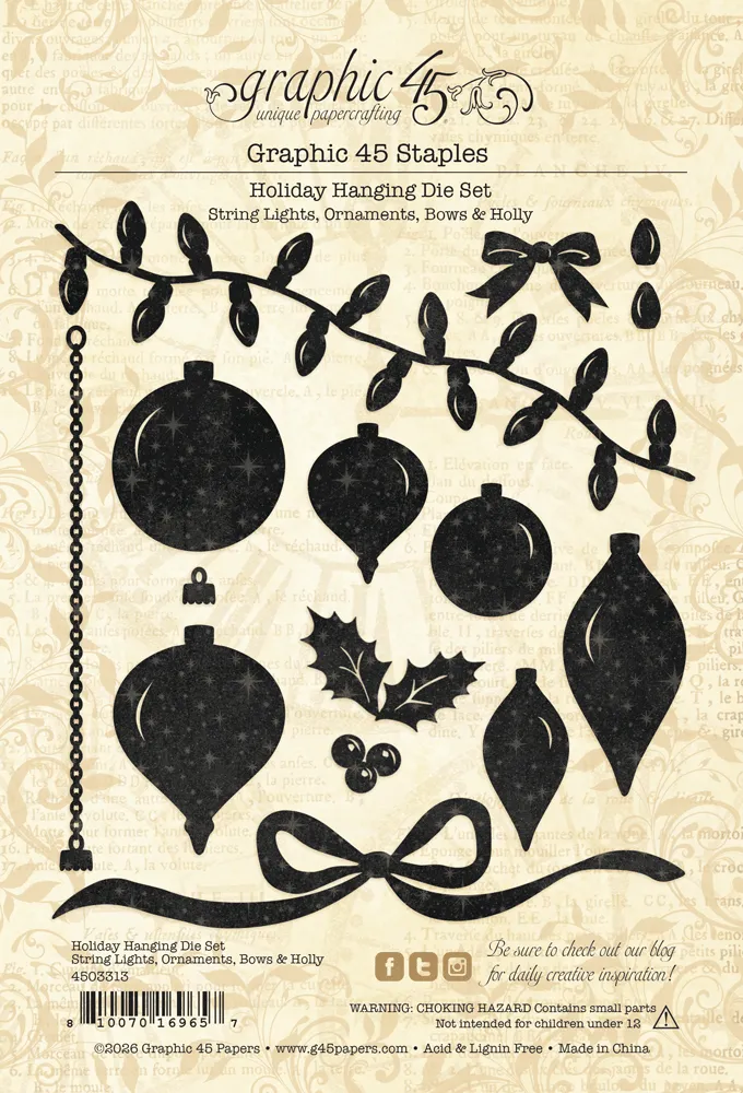 graphic-45-holiday-hanging-die-set-stanzschablonen-15-tlg-weihnachten image 1
