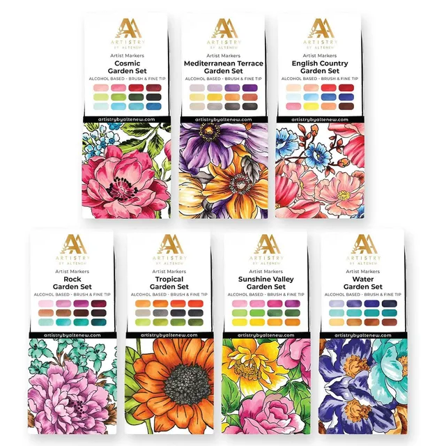 altenew-coloring-essentials-artist-markers-alkoholmarker-84-farben image 1