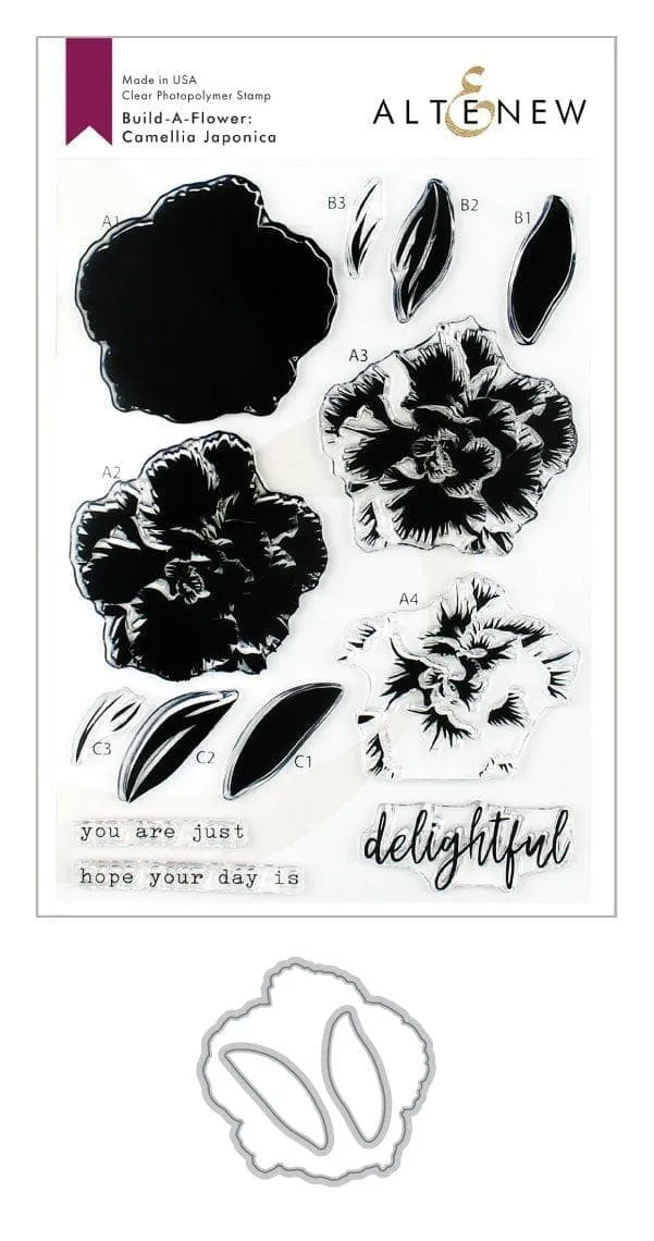altenew-build-a-flower-camellia-japonica-stempel-stanzen-set image 1