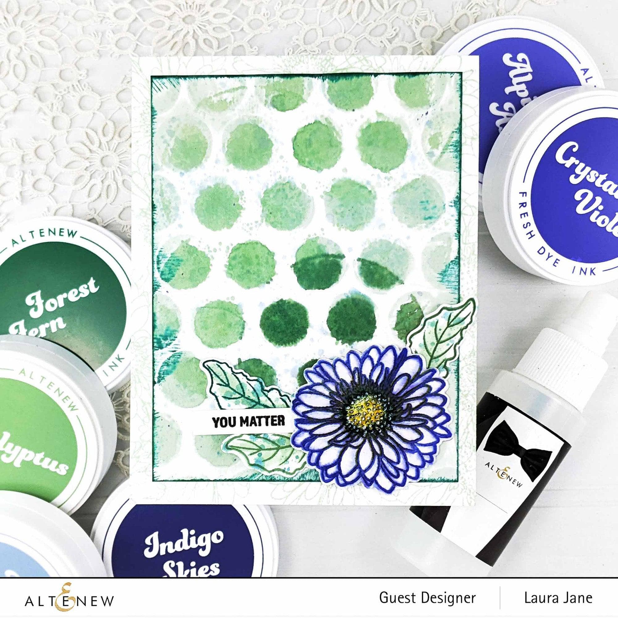 altenew-stamps-mini-gerbera-stempelset-floral-2x3 image 2